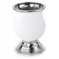 Doniczka ceramiczna urna 21 cm biała