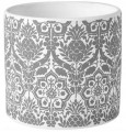 Doniczka ceramiczna mix wzorów 12,5 cm szara