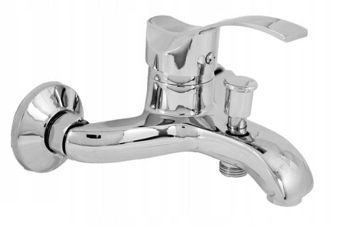 Bateria łazienkowa wannowa ścienna Argo chrom 