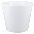Doniczka ceramiczna na kwiaty biała 13 cm