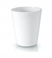 Doniczka ceramiczna na kwiaty biała 15 cm