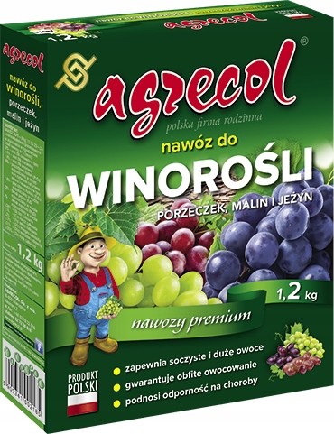 Nawóz do winorośli malin porzeczek i jeżyn 1,2 kg