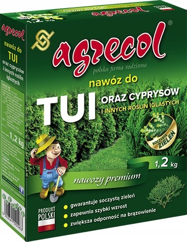 Nawóz do tui cyprysów i innych roślin iglastych 1,2 kg