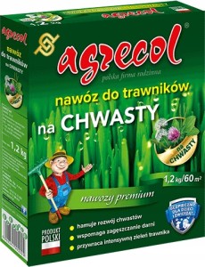 Nawóz do trawników na chwasty 1,2 kg