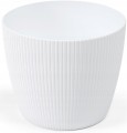 Doniczka-osłonka plastikowa Magnolia biała 30 cm