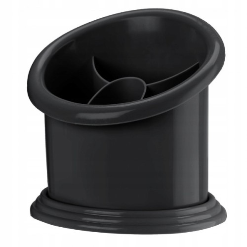 Ociekacz na sztućce z podstawką antracyt Molly