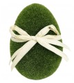 Ozdoba wielkanocna jajko zielone trawa 16 cm