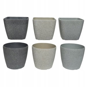 Doniczka osłonka plastikowa mix 22 cm