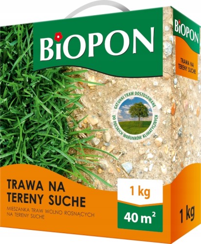 Trawa na tereny suche gazonowa Biopon 1 kg