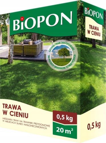 Trawa w cieniu gazonowa nasiona Biopon 0,5 kg