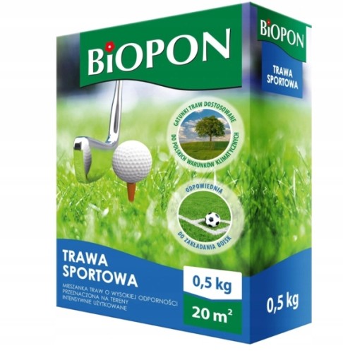 Trawa sportowa gazonowa Biopon 0,5 kg