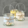 Świecznik szklany na tealight mix 12 cm