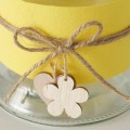 Świecznik szklany na tealight mix 12 cm