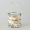 Świecznik szklany na tealight mix 12 cm