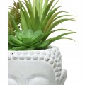 Sztuczny sukulent w doniczce głowa 23 cm