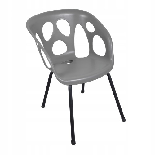 Krzesło ogrodowe balkonowe Ghost szare