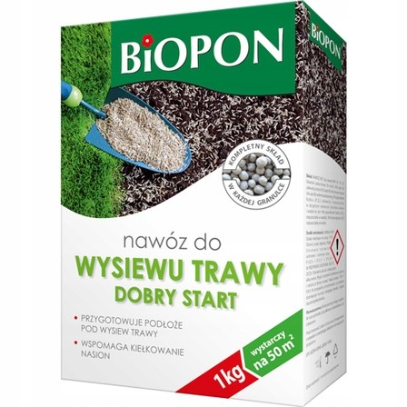 Nawóz do wysiewu trawy wieloskładnikowy 1 kg