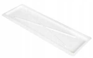 Podstawka pod suszarkę do naczyń biała 75x22,5 cm 