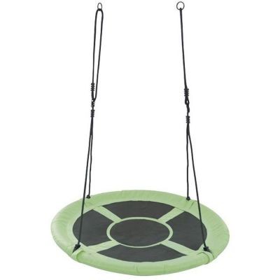 Huśtawka bocianie gniazdo wisząca zielona 95 cm