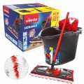 Mop płaski z wyciskaczem + wiadro Vileda Ultramax BOX
