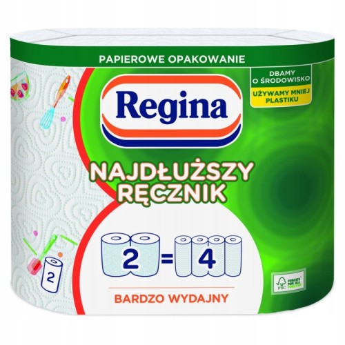 Regina ręcznik papierowy kuchenny najdłuższy 2 rolki