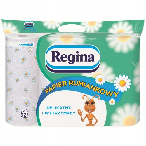 Papier toaletowy rumiankowy Regina 12 rolek