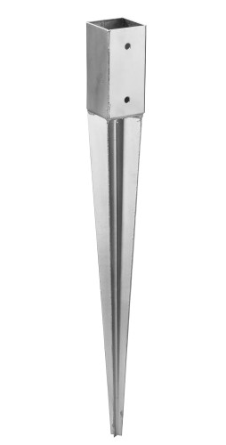 Podstawa słupa kotwa wbijana 90x90x750 mm