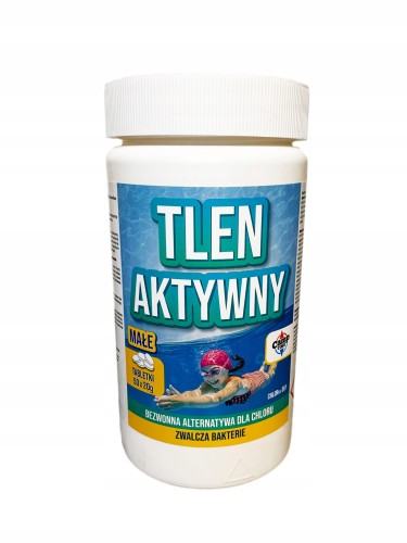 Tlen aktywny do basenu tabletki małe 50x20g