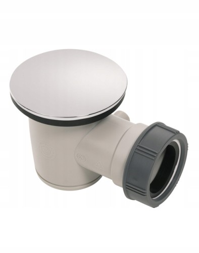 Syfon brodzikowy czyszczony od góry chrom fi50