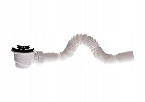 Syfon do głębokiego brodzika elastyczny fi40