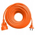 Przedłużacz ogrodowy budowlany 15m 2x1mm2 2500W