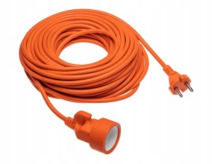 Przedłużacz ogrodowy budowlany 10m 2x1mm2 2500W