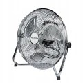 Cyrkulator powietrza podłogowy metalowy chrom 200W