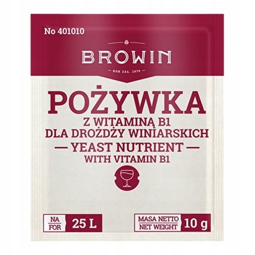 Pożywka do drożdży winiarskich z witaminą B1 10g