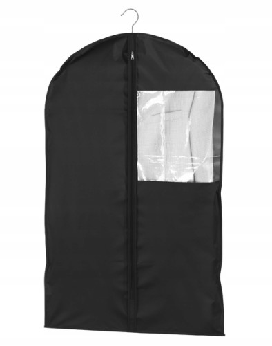 Pokrowiec na ubrania czarny 100x60cm Pablo