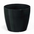 Doniczka osłonka plastikowa czarna 13,5 cm Magnolia