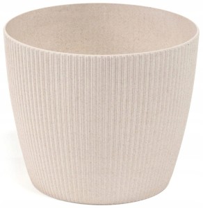 Doniczka osłonka plastikowa biała 19 cm Magnolia Jumper