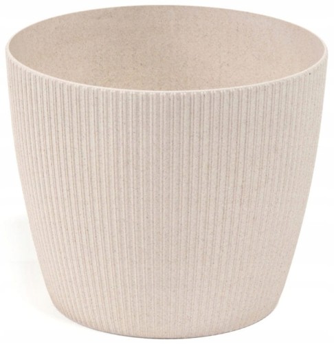 Doniczka osłonka plastikowa biała 19 cm Magnolia Jumper