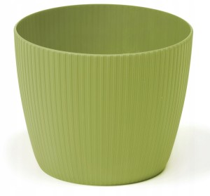 Doniczka osłonka plastikowa oliwkowa 14 cm Magnolia Jumper