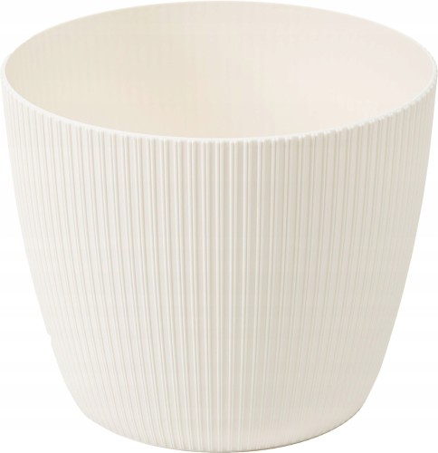 Doniczka osłonka plastikowa biała 16 cm Magnolia Jumper