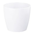Doniczka osłonka plastikowa biała 13,5 cm Magnolia