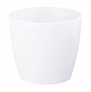 Doniczka osłonka plastikowa biała 21 cm Magnolia