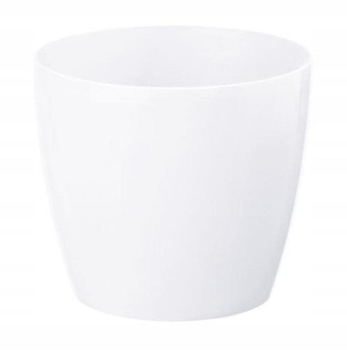 Doniczka osłonka plastikowa biała 21 cm Magnolia