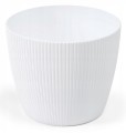 Doniczka osłonka plastikowa biała 11 cm Magnolia Jumper