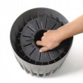 Doniczka z wkładem musztardowa 30 cm Mira