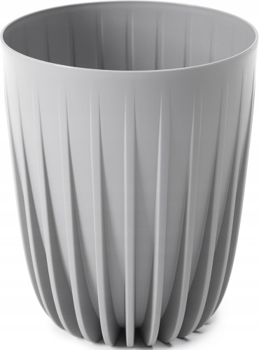 Doniczka z wkładem szara 25 cm Mira Eko