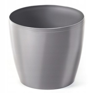 Doniczka osłonka srebrna Magnolia 15,5 cm