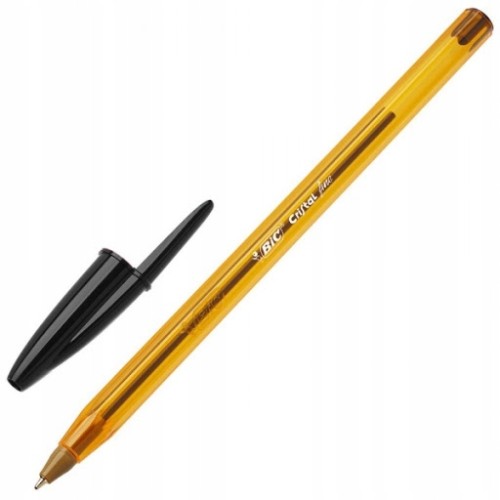 Długopis czarny BIC Cristal Fine 1 mm