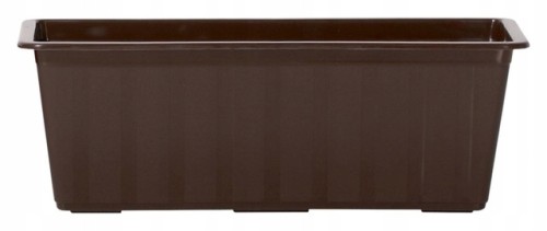 Skrzynka balkonowa brązowa Agro 40 cm