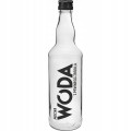 Szklana butelka z napisem Mocna Woda 0,5 l